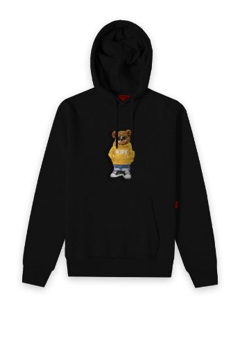 JOHN FRANK COOL HOODIE SWEATSHIRT SİYAH - 1